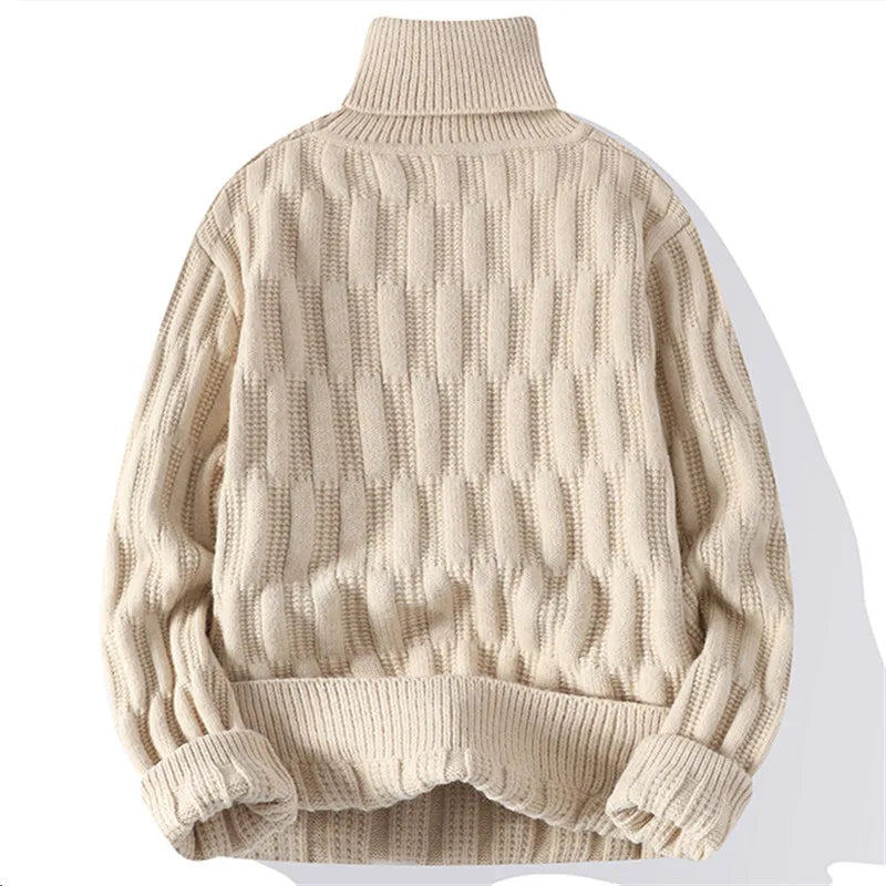 Arvello Jacquard Turtleneck