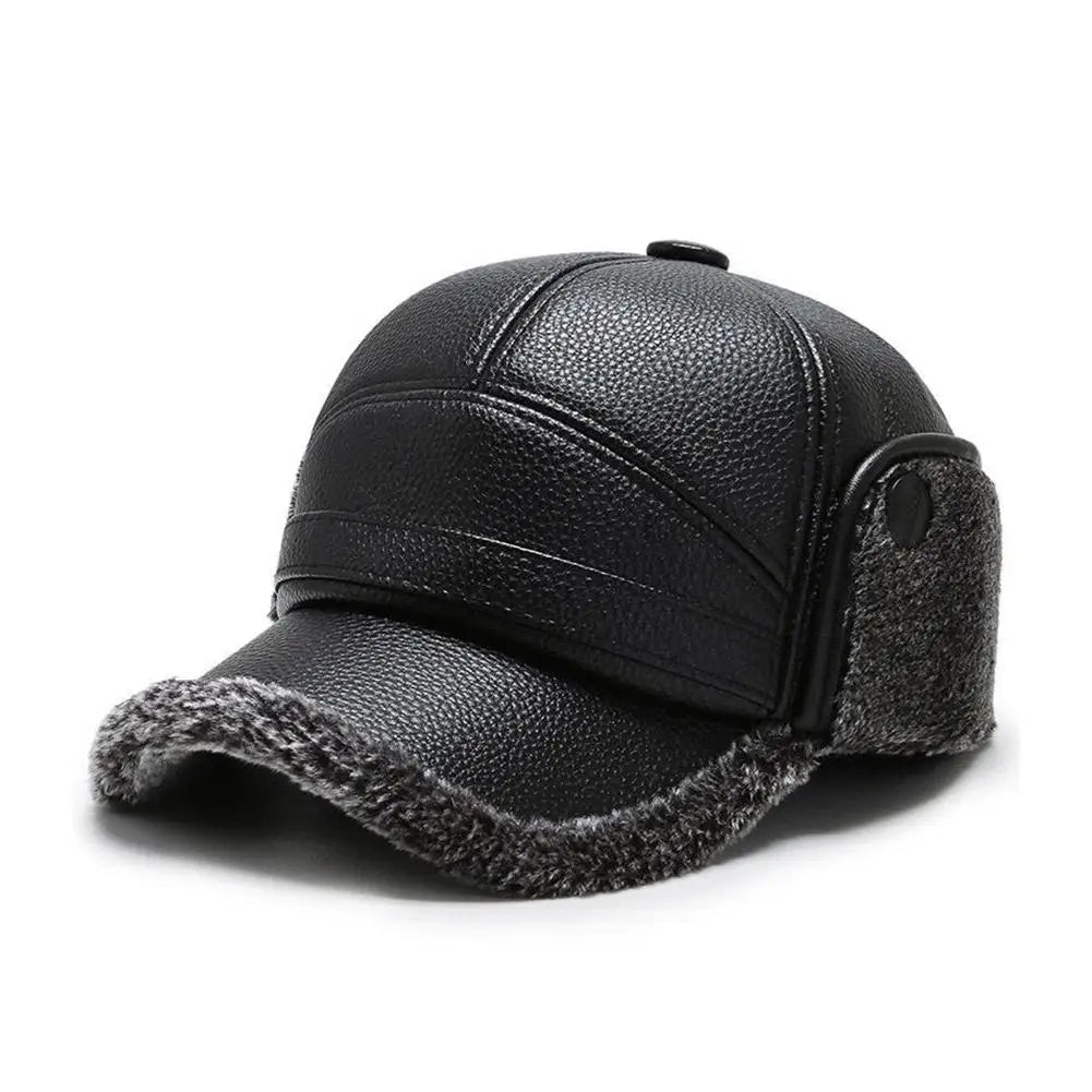 Valkova Leather Cap