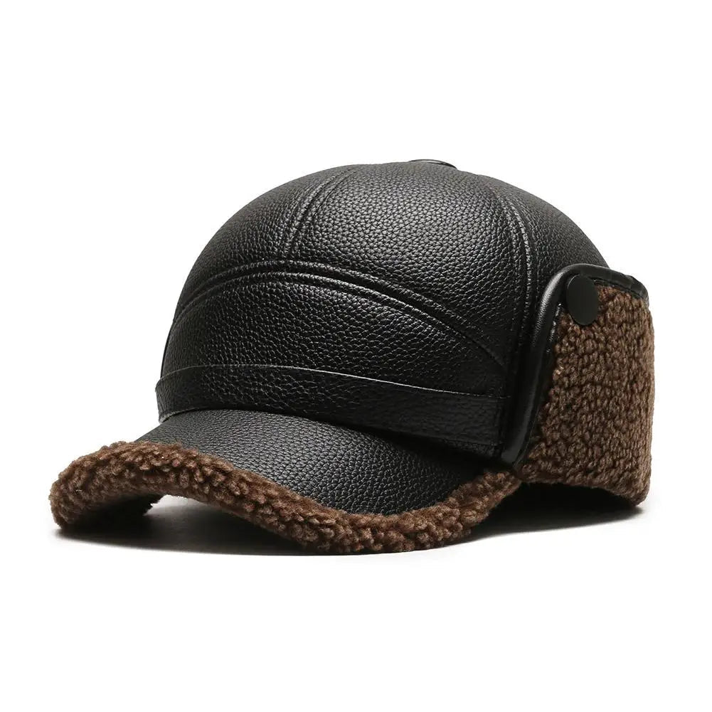 Valkova Leather Cap