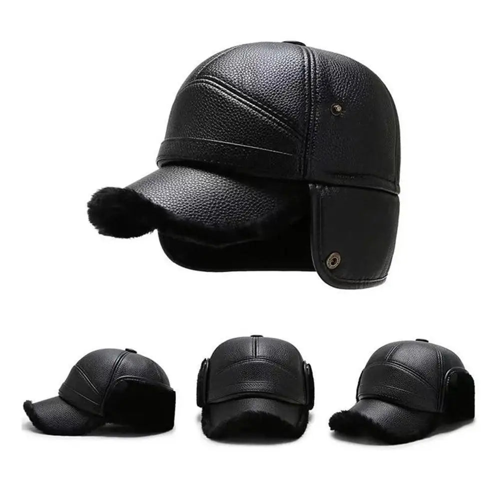 Valkova Leather Cap