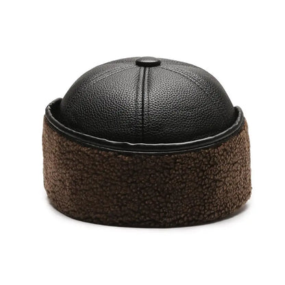 Valkova Leather Cap